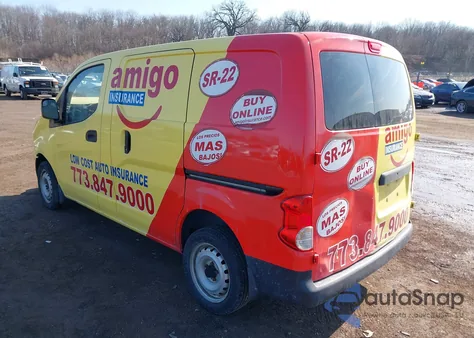 2014 Nissan Nv200 S z USA, uszkodzony, nr VIN 3N6CM0KN0EK695622